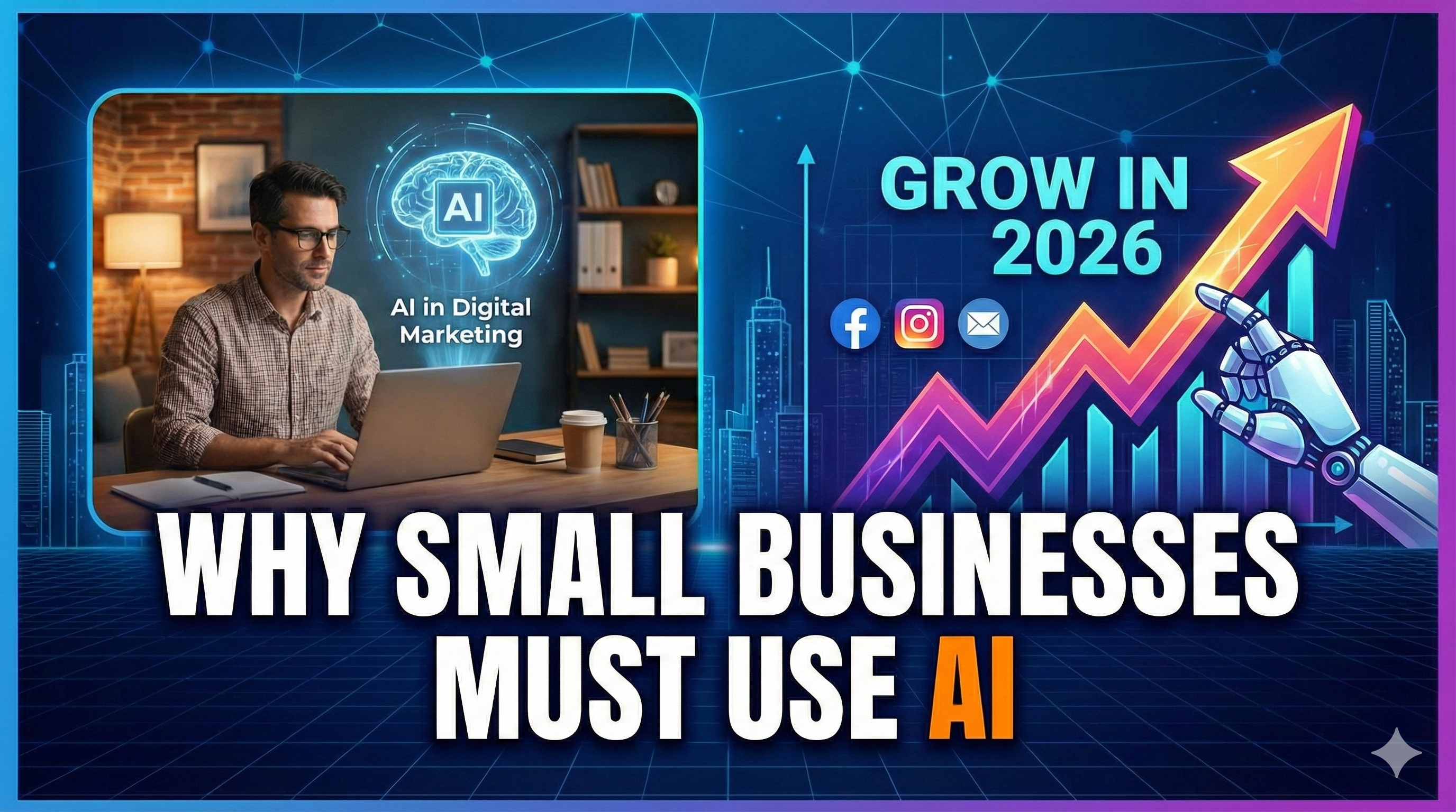 Why Small Businesses Must Use AI in Digital Marketing to Grow in 2026