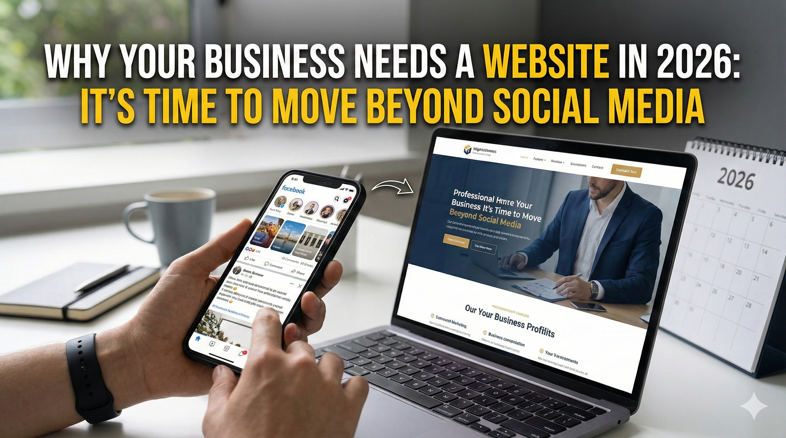 Why Your Business Needs a Website in 2026: It’s Time to Move Beyond Social Media