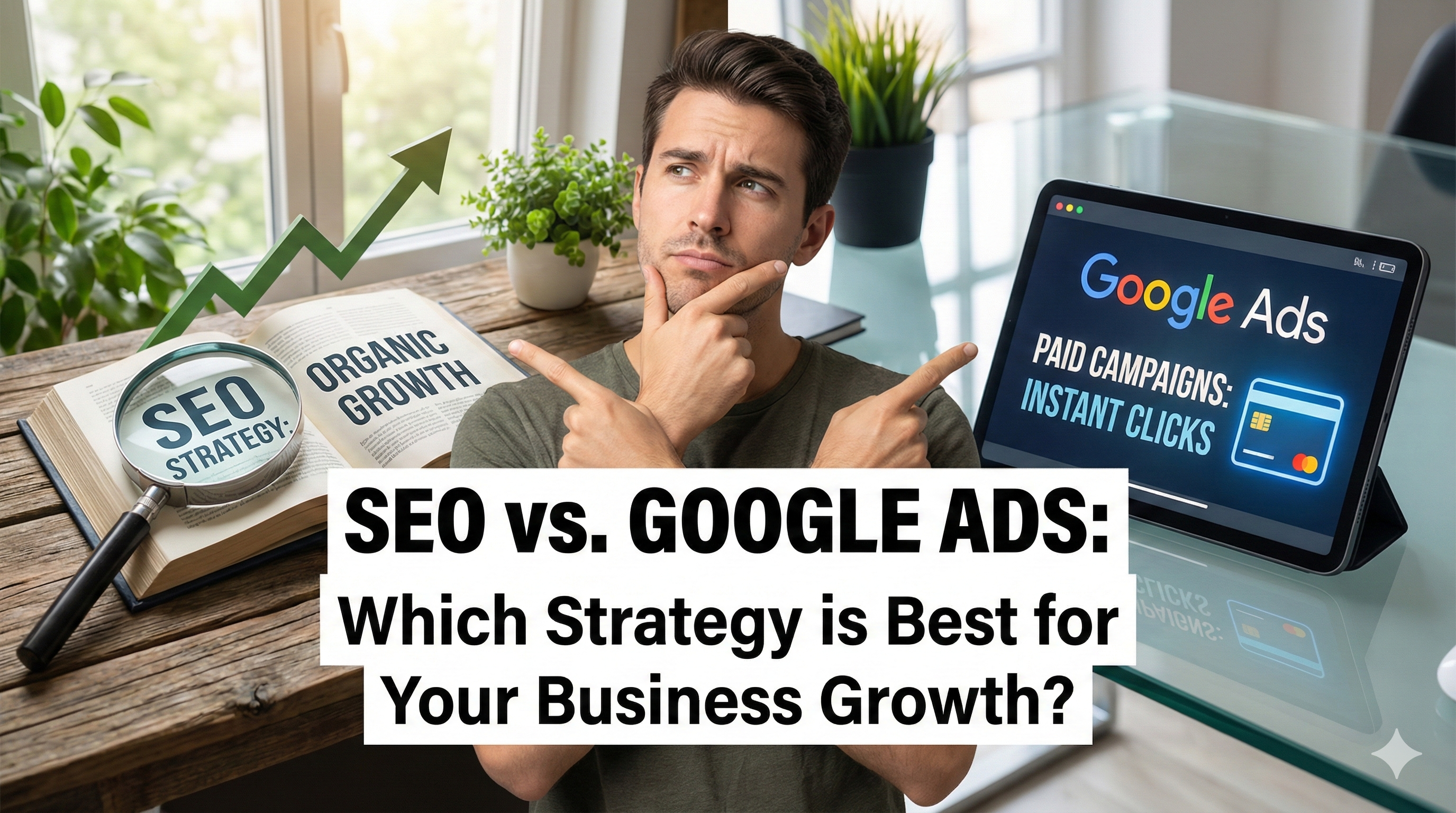 SEO vs. Google Ads: Which Strategy is Best for Your Business Growth?