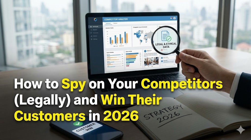 How to Spy on Your Competitors (Legally) and Win Their Customers in 2026